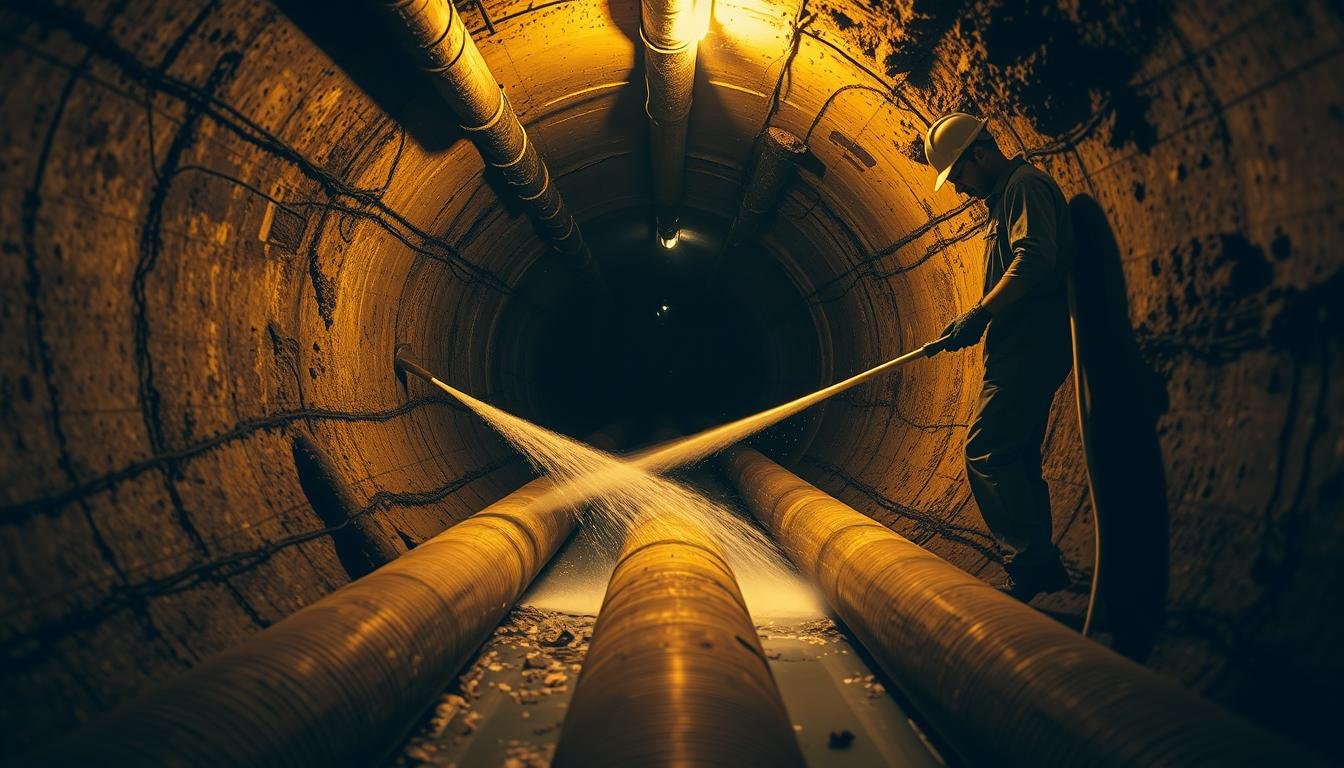 how much does it cost to clean sewer line