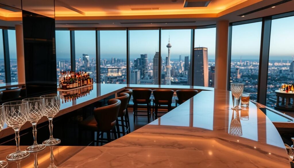 luxury bar setup